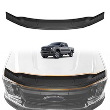2017-22 Ford F250 F350 F450 Super Duty Hood Deflector Bug Shield Tpe Black