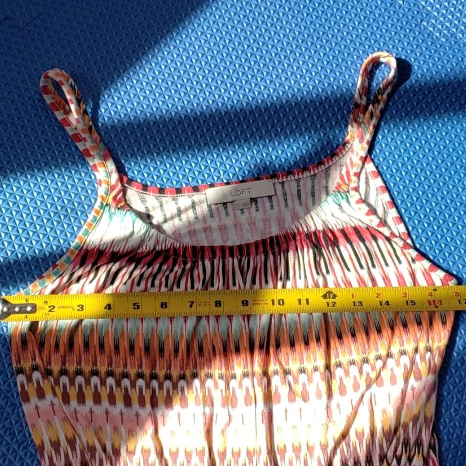 Ann Taylor Loft Unique Pattern Rayon Sleeveless D… - image 7