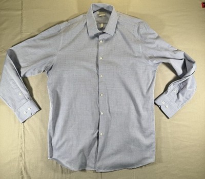 PERRY ELLIS PORTFOLIO MEN'S SHIRT Slim Fit SIZE 16.5 - 34/35