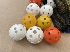 70 Whiffle Style Golf Ball Size -Best Tool For Hand -eye Coordination & Baseball