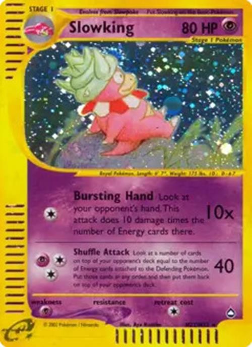 Slowking - H22/H32 - Pokemon Aquapolis Holo Rare Card HP