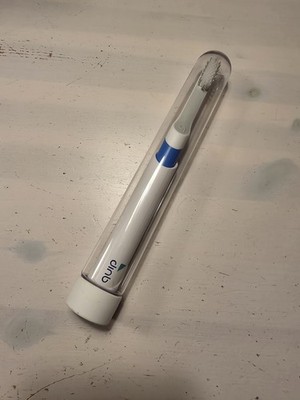 quip Elektrische Schallzahnbürste   NEU & OVP   Blau/Weiß Reisezahnbürste