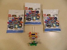Lot of 3 Lego Super Mario 71394 Series 3 Blind Bags + Scuttlebug 100% Complete
