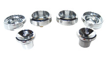1965 1966 Chrysler Newport New Yorker Radio Knobs Knob Set With Escucheons