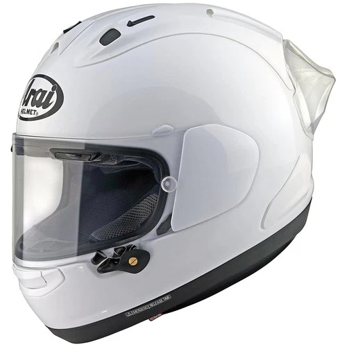 Arai RX-7V Evo Fim Racing 2 Motorcycle Helmet Race Track Approved Plain White