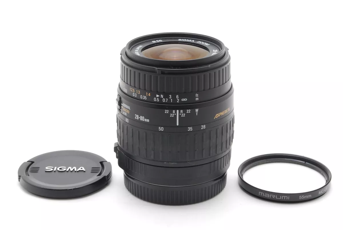 Exc+++++] Sigma Zoom Lens 28-80mm f/3.5-5.6 Macro for Canon Japan 