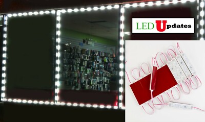 LEDUPDATES 50FT STOREFRONT LED LIGHT WHITE SUPER BRIGHT 5730 with 12v 120w power