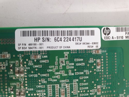 HP AK344-63002 489190-001 584776-001 FC Fibre Channel 8GFC SFP+ PCI-e Card +VAT - Picture 4 of 4