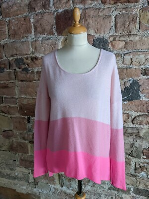 Rosa Von Schmaus 100% Pure Cashmere Oversized Scoop Neck Sweater