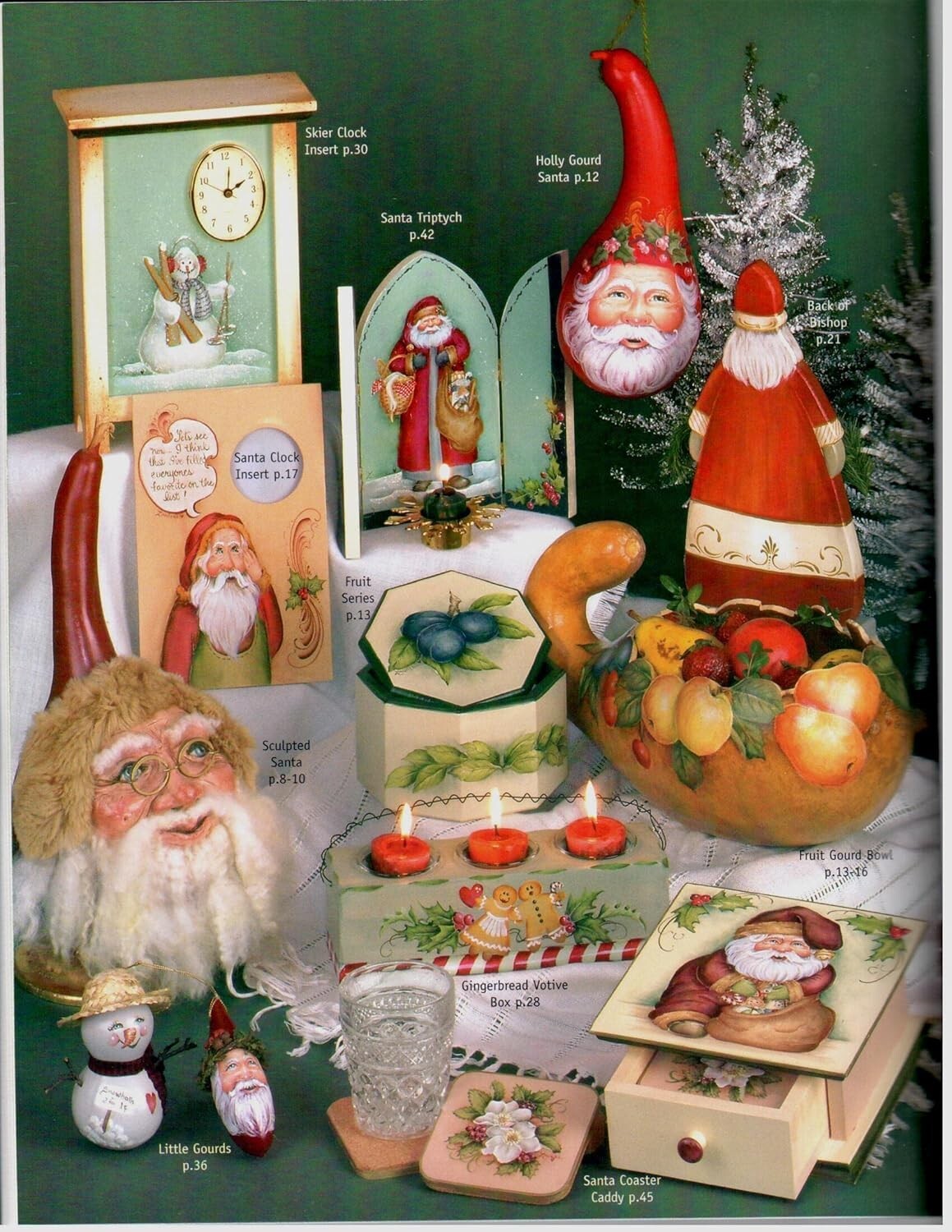 Lot of 3 Santa Snowmen Christmas Decorative Painting Books Jean Zawicki