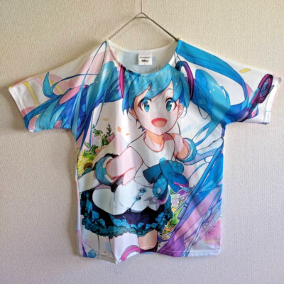 Magical Mirai 2017 Full Graphic T-Shirt   Hatsune Miku, L Size, Rare item Japan