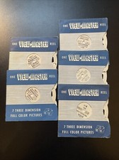 Lot of 5 Vintage View Master Reels: 3 Little Pigs, Ugly Dukling, 3-Mousketeers