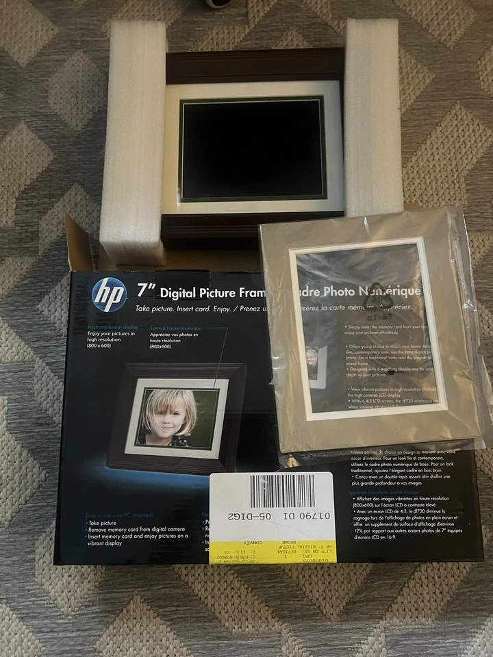 HP 7" Digital Picture Frame New Open Box - Image 3 of 4