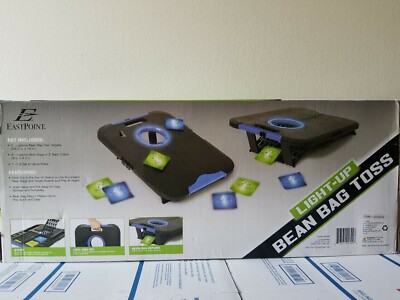 EastPoint Sports Light-Up 8 Bean Bag Toss Set 23.5x18 Corn Hole Game