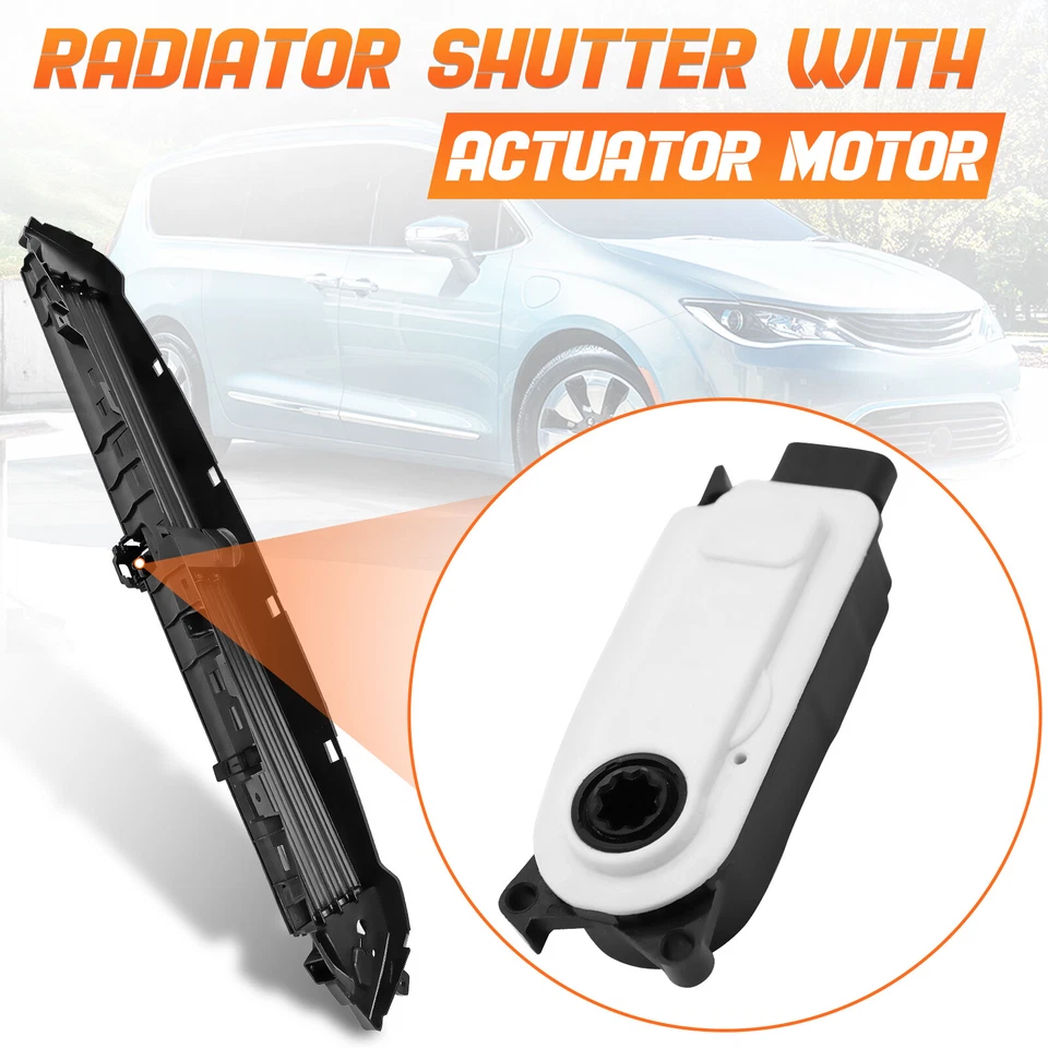 Active Grille Shutter with motor for 19-21 Chrysler Pacifica Voyager 68438679AC - Image 4 of 4