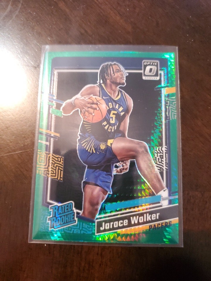 2023 Optic Jarace Walker #226 Rated Rookie Prizm Hyper Green  Pacers