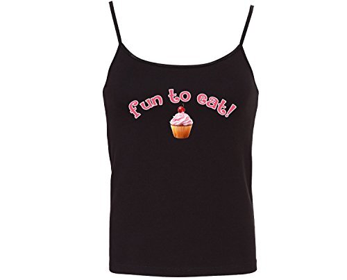Spaß zu essen Cupcake flirty Oralsex heiße Frau Camisole Cami Tanktop Nachtwäsche - Bild 1 von 1