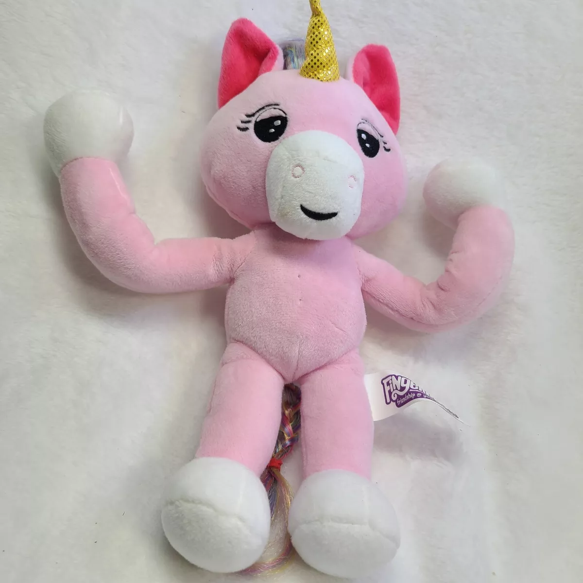 Fingerlings Pink Plush Stuffed Animal Toy. Unicorn Makes Sounds
