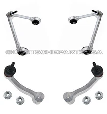 JAGUAR XJ8 XJR UPPER CONTROL ARM BALL JOINT BUSHING SWAY BAR STABILIZER LINK SET