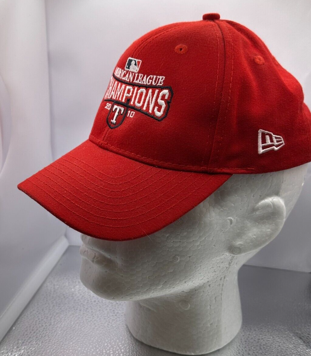 Texas Rangers New Era Hat 2010 American League Champions Adjustable MLB