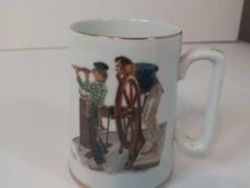 Norman Rockwell Mug Vintage 1985