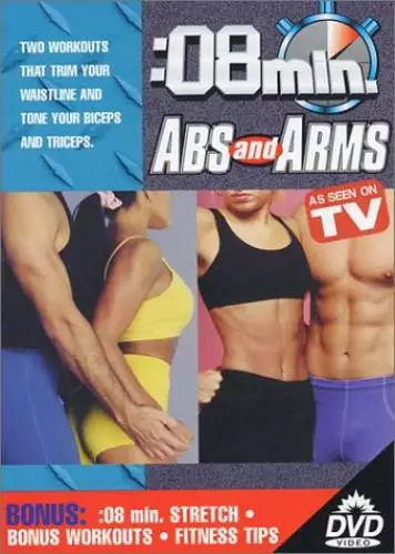 8 Minute Abs Arms DVD By Eight Minute Workout VERY GOOD