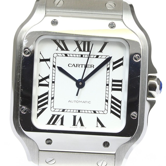 Cartier Santos Silver Women's Watch 