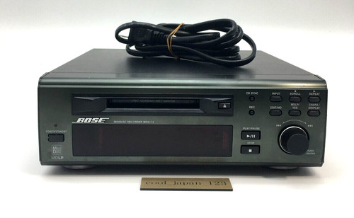 BOSE MDA-12 MD PLAYER RECORDER Bose Operating OKMINIDISC RECORDER From Japan