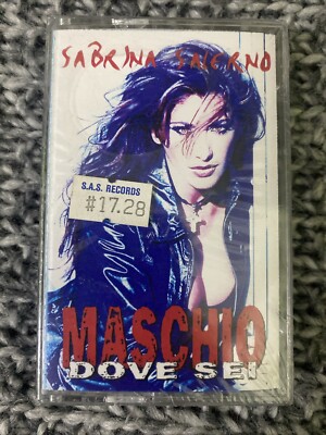 Sabrina Salerno Cassette Tape  New Sealed 1995 Maschio Dove Sei
