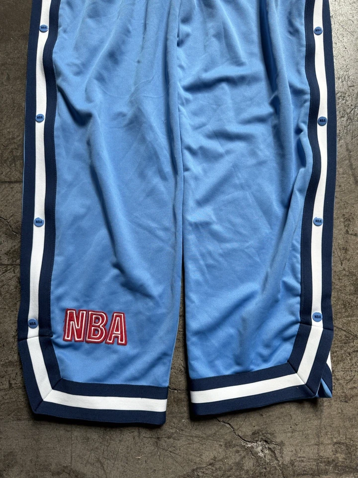 NBA Unique Gen Los Angeles Lakers 2XL Pants Tear Snap Button Blue Y2K Kobe Era - Image 2 of 4