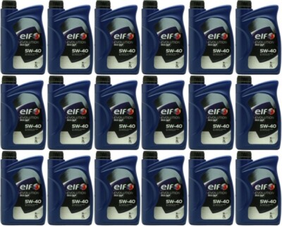 Elf Evolution 900 NF 5W-40 Motoröl 18x 1l = 18 Liter