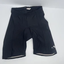 Bellwether Women’s Black  Padded Cycling Shorts Size Medium Biker Short EUC
