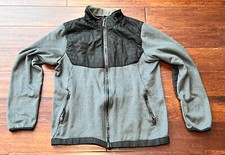 Columbia Boys Girls Gray Black Quilted Full Zip Pockets Jacket Coat 16-18 XL