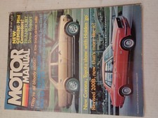 MOTOR MANUAL MAGAZINE December 1979 No. 448 Corona Celica Fairlane LTD
