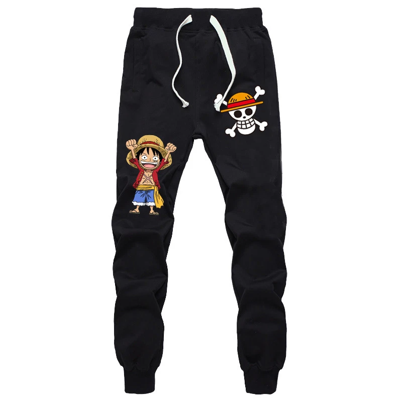  Ubeisy Anime Sweatpants Monkey D Luffy Sweatpants Sanji Nami  Sport Trousers Pants for Unisex Adults,Black-1/S : Clothing, Shoes & Jewelry