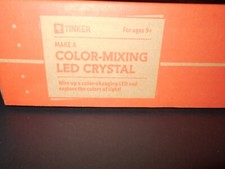 NEW Educational Kit Kiwi Co Tinker Crate Make A Color Mixing LED Crystal