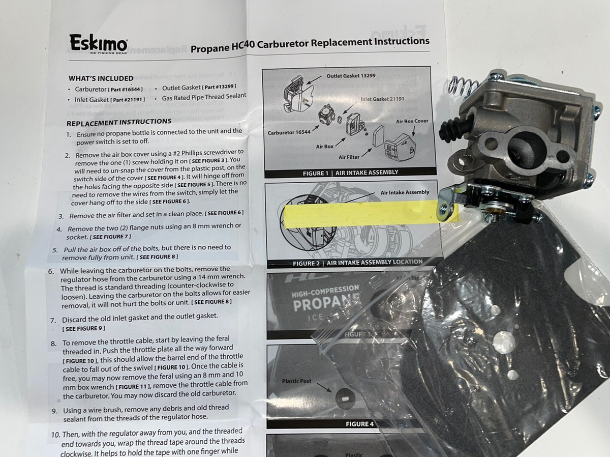Ardisam Eskimo Ice Auger Propane Regulator Assembly – HC40Q8, HC40Q10 (25513)