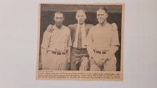 Connie Mack George Earnshaw Mule Haas 1929 Baseball Picture