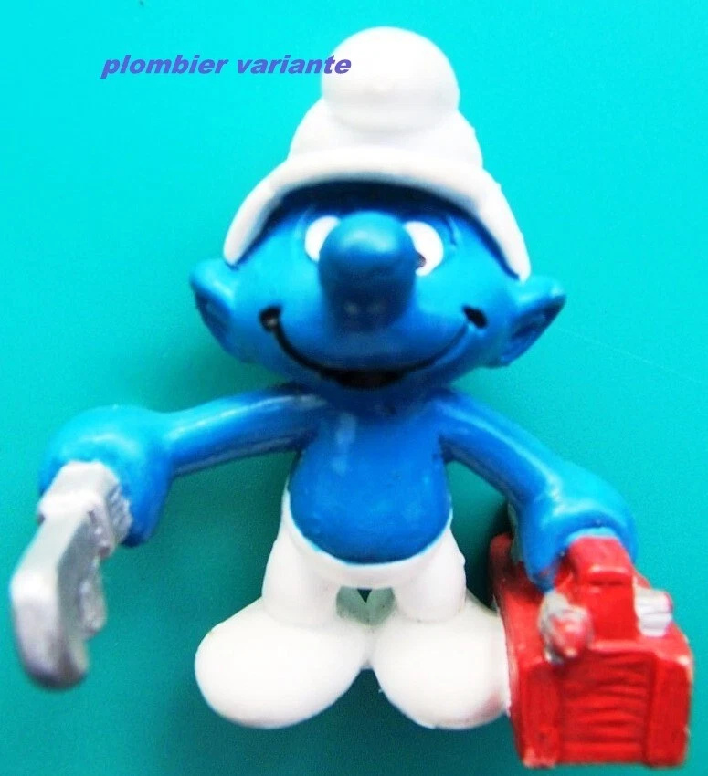 Rare Pouet Schtroumpfs Peyo 1983 - 14,5 Cm - Figurine Vintage (son Défectueux)