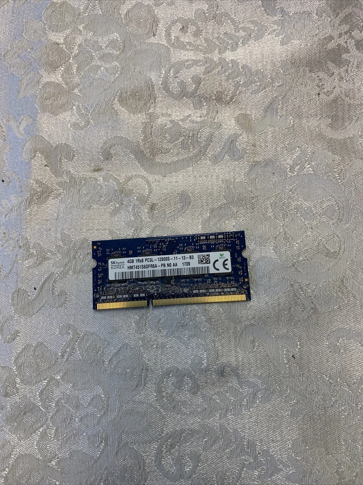 SK Hynix DDR3 4GB 1Rx8 PC3L-12800U Non-ECC DIMM Laptop Memory Dell - Image 2 of 3