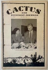 Cactus and Succulent Journal Vol. 29 N. 1 Jan-Feb 1957 - - L.Z.