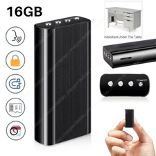 240H 16GB Spy Mini MP3 Recording Device Digital Voice Activated Recorder Audio