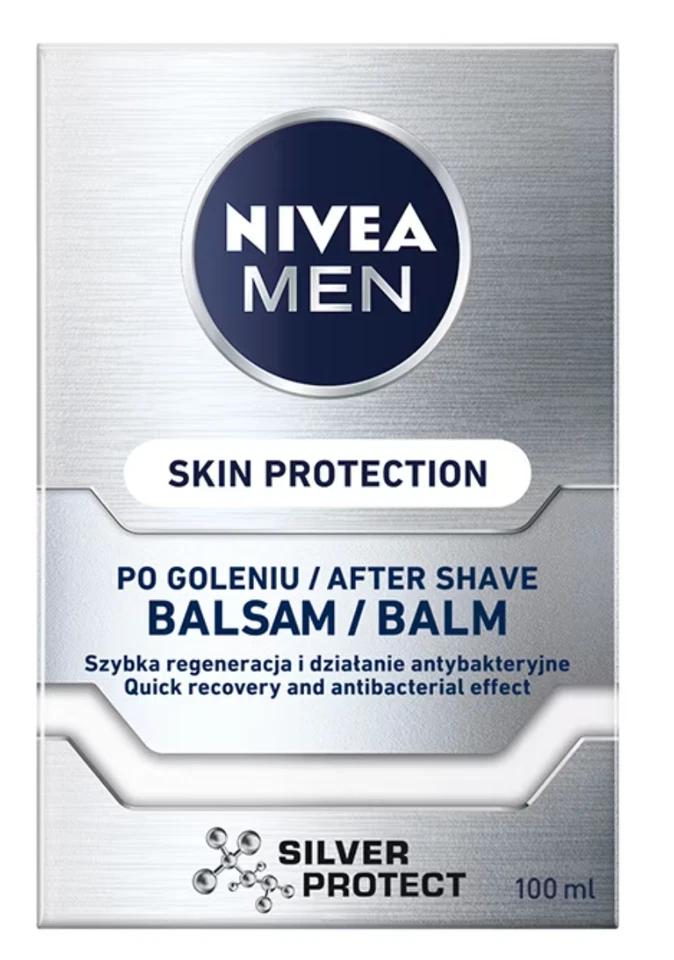 Bálsamo para después del afeitado NIVEA MEN SILVER PROTECT 100 ml / 3,4 fl oz Foto 2 de 4