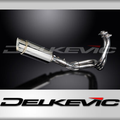Kawasaki ER-6N 09-11 Delkevic 2-1 Exhaust 8'' Mini Stainless Steel Round Muffler 