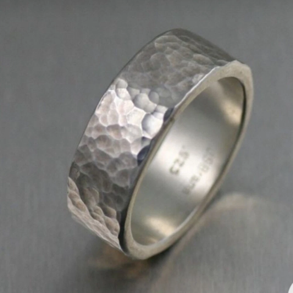 925 Sterling Silver Band Ring Beautiful Jewelry Christmas Gift For Women B-702 - Image 2 of 4