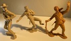 1964 Louis Marx & Co. 6-inch Frontier Figures - All 3 Figures Pictured  