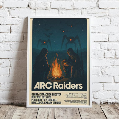 ARC Raiders Gamer Room Poster Gifts for Gamers
