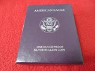 1993-P PROOF American Silver Eagle Dollar.   ASE.   OGP & COA          #MF-1730