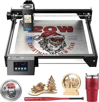LONGER Lasergravurmaschine 130W High-Precision Lasergravierer & Cutting 20W