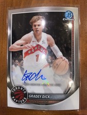 2025-26 Bowman Chrome Basketball Grady Dick Auto Raptors